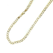 Solid Miami Cuban Chains 14K