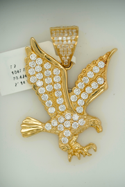 Eagal Charm / Pendant 14K Yellow Gold