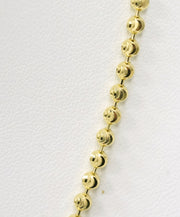 Moon Cut Chain 14K Yellow Gold