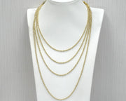 Twist Ice Chain 14K Gold