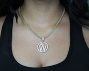 Letter E 14K Yellow Gold