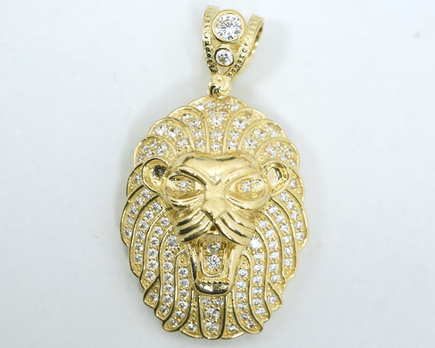 Lion Pendant 14K Yellow Gold
