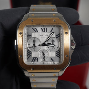 Pre Owned Santos De Cartier Chronograph