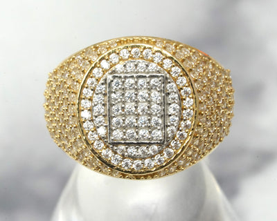 Gold Fashion Rings - Men'