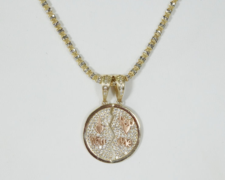 Love Pendant 14K Yellow Gold