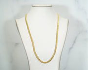 Hollow Miami Cuban Chain 14K Yellow Gold 6 MM