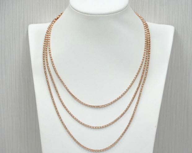 Ice Chain 2.5mm Rose Gold