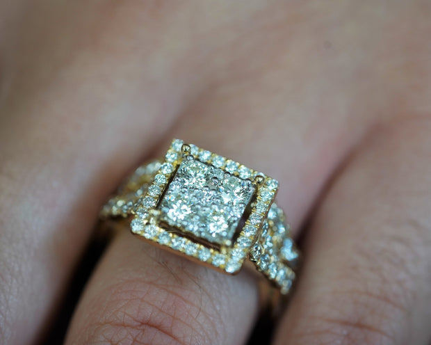 Diamond Engagement Duo Set