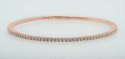 Diamond Tennis Bracelet 14K Rosé Gold