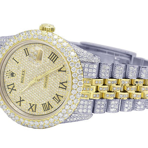 Custom Rolex DateJust 36MM Iced Out / BustDown