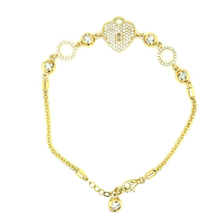 Charm Bracelet 14K Yellow Gold