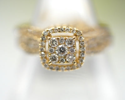 Diamond Engagement Duo Set