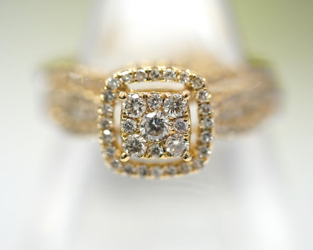 Diamond Engagement Duo Set