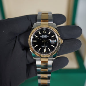 Pre Owned Rolex DateJust 41MM Black Dial Oyster 126333
