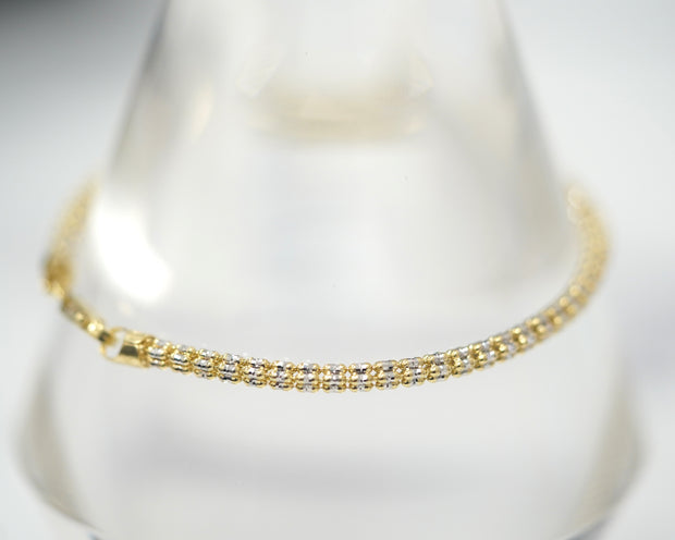 Ice Chain 3mm 14K Yellow Gold
